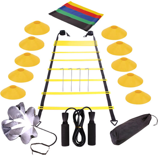 12/21/23PCS Nylon Straps Training Ladders, Agility Speed Ladder