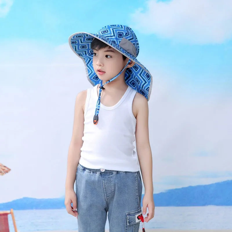 Summer SPF 50+ Child Sun Hat Boys Girls