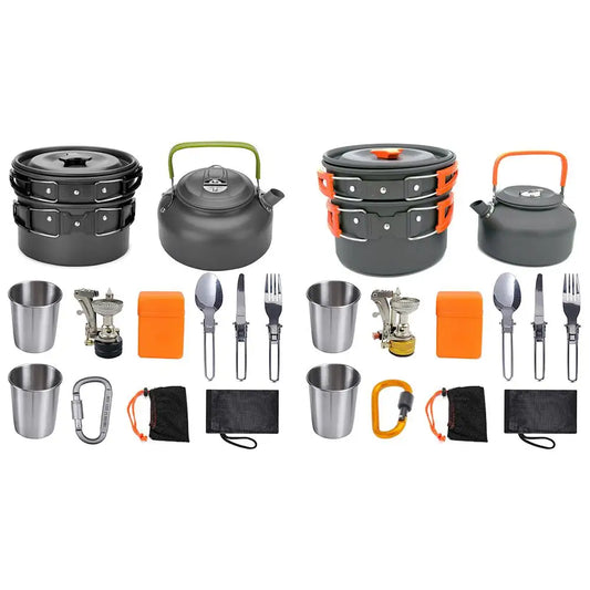 Outdoor Camping Aluminum Cookware Set