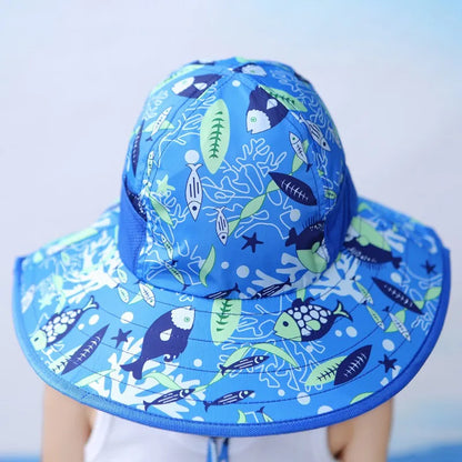 Summer SPF 50+ Child Sun Hat Boys Girls