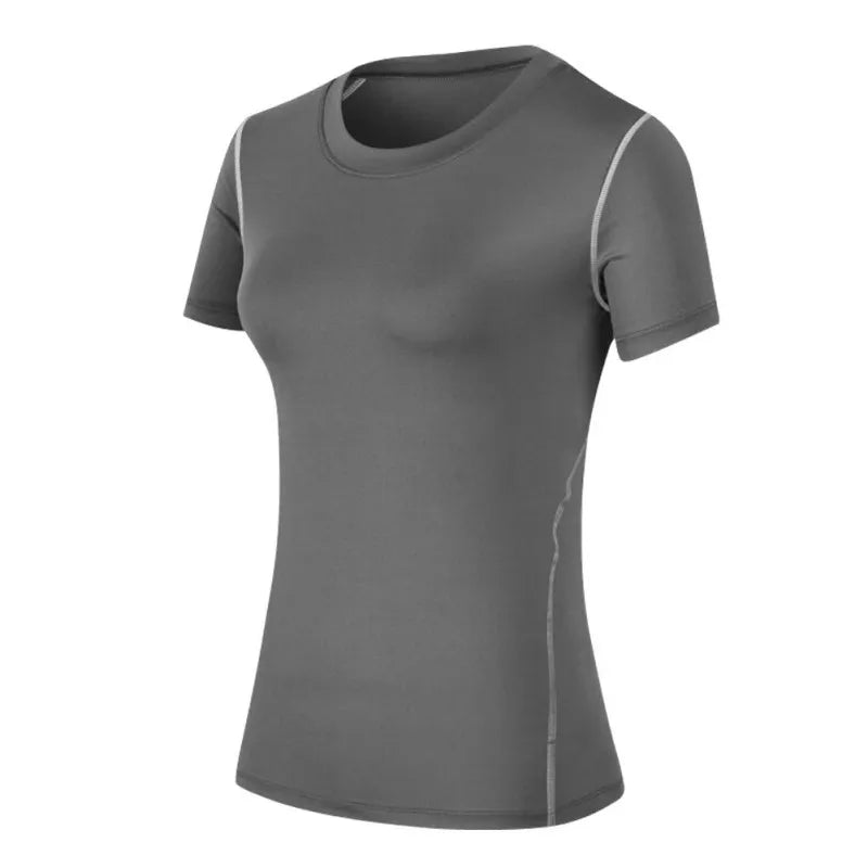 Fitness Women Quick Drying Elastic T-Shirt