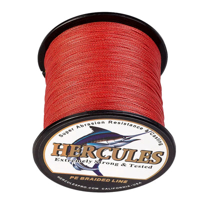 Fishing Line, 4 Strands, Multifilament PE, 500m, 6-100LB