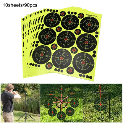 Darts Bullseye Target Papers for Practice-10 Sheets