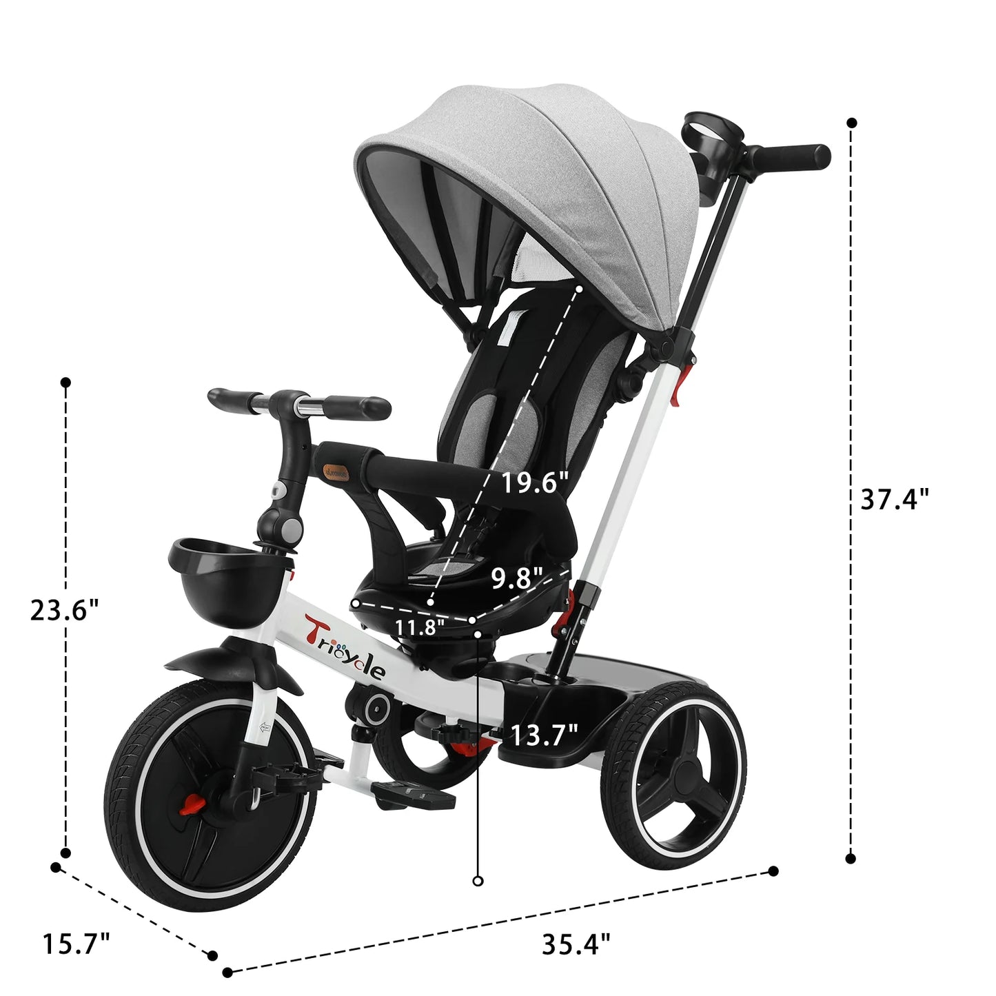 Ubravoo Baby Stroller Tricycle Ride Bike