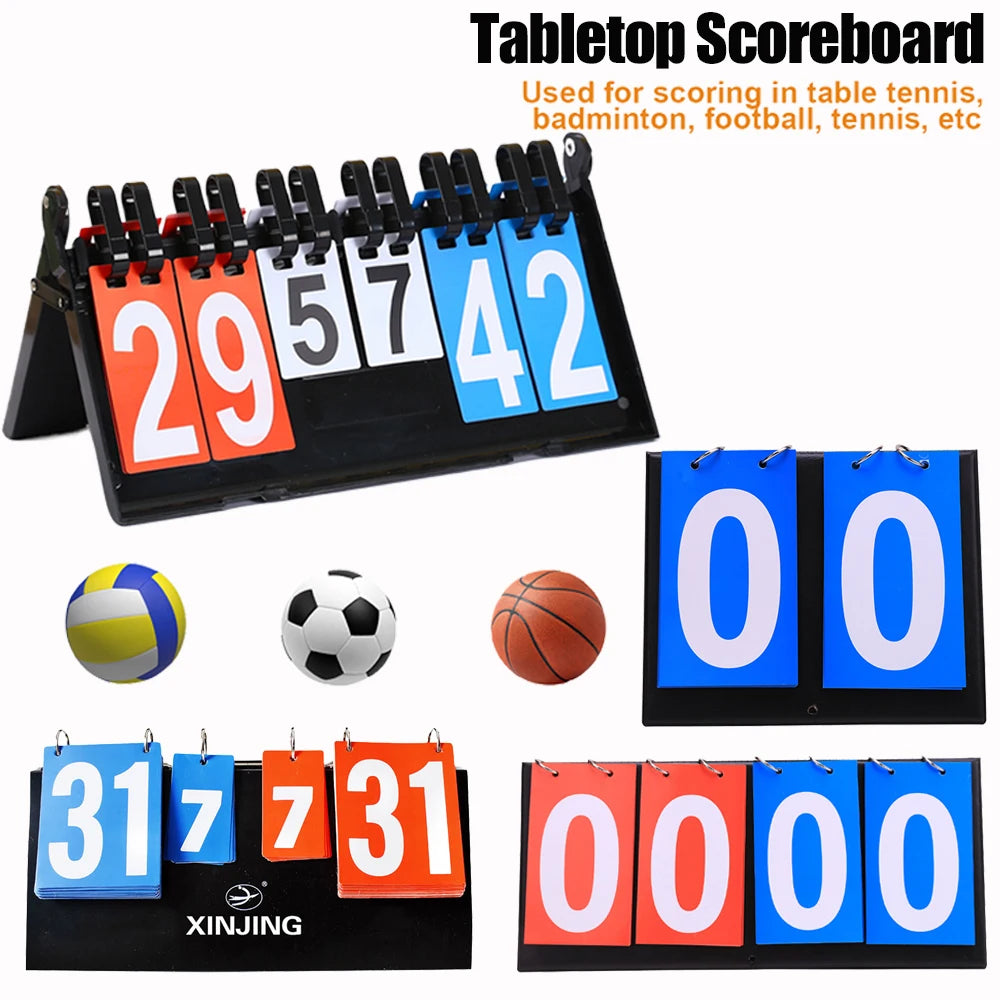 6 Digit Sports Competition Scoreboard Score Flipper