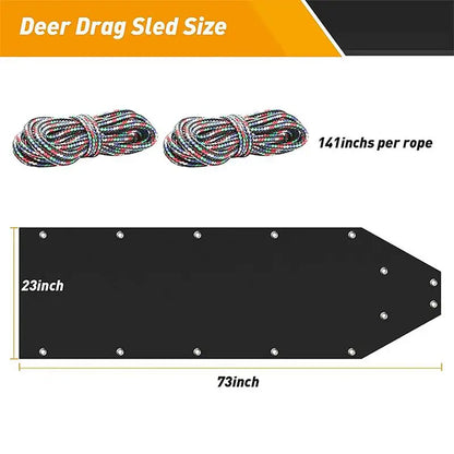 Deer Drag Sled Wearproof Sliding Mat