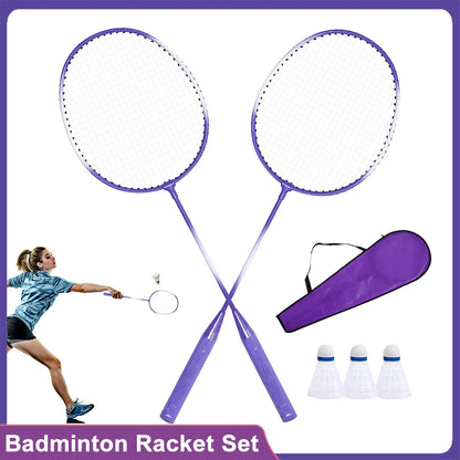 Professional 2 Player Badminton Rackets Indoor Badminton Set