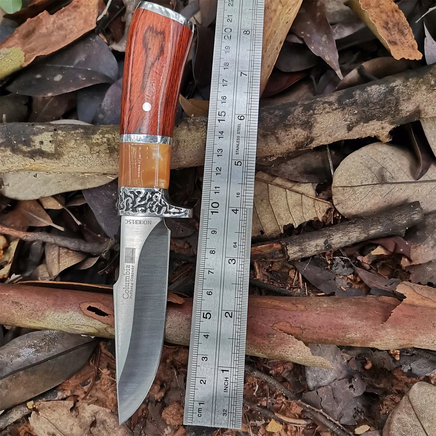 Straight Knife With Sheath Outdoor EDC Cutting Knives