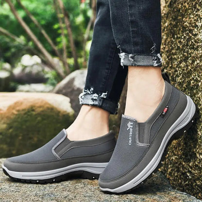 Breathable Men's Slip On Shoes For Hiking Walking