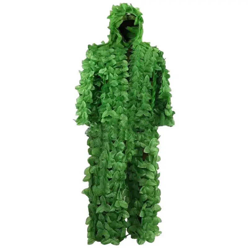 3D Woodland Camouflage Green Leaf Jungle Suit