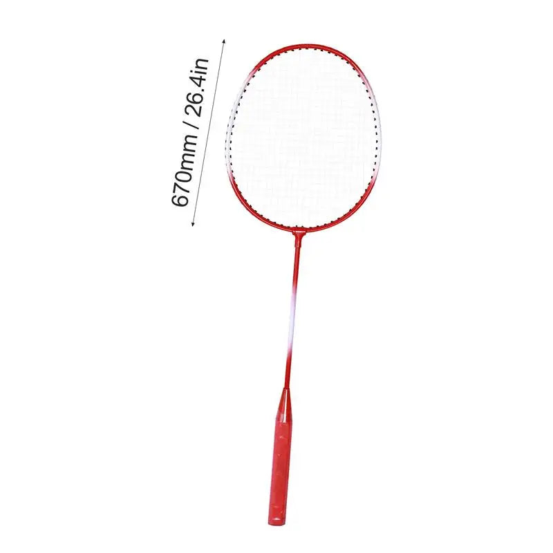 Professional 2 Player Badminton Rackets Indoor Badminton Set