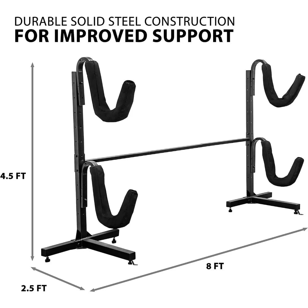 Kayak Storage Rack, Heavy Duty Storage for Two-Kayak