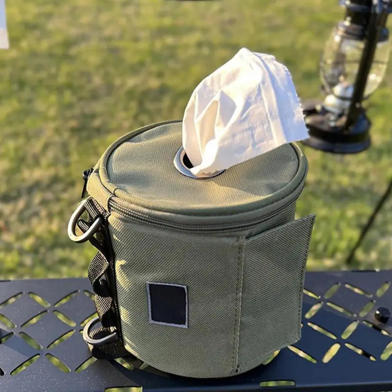 Tactical Hanging Toilet Paper Storage Bag