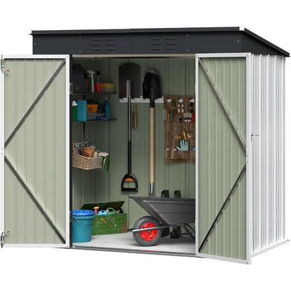 All Weather 6FTx4FT Outdoor Garden Shed