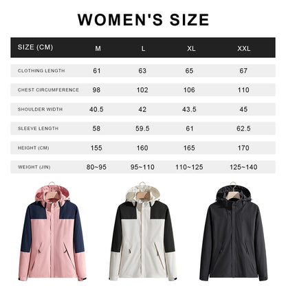 Women Two-piece Hooded Jacket Set, M-XXL