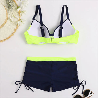 Women Tankini Set Swimwear Swimsuit Push Up Beachwear