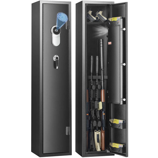 Gun Security Cabinet w/ Fingerprint Lock