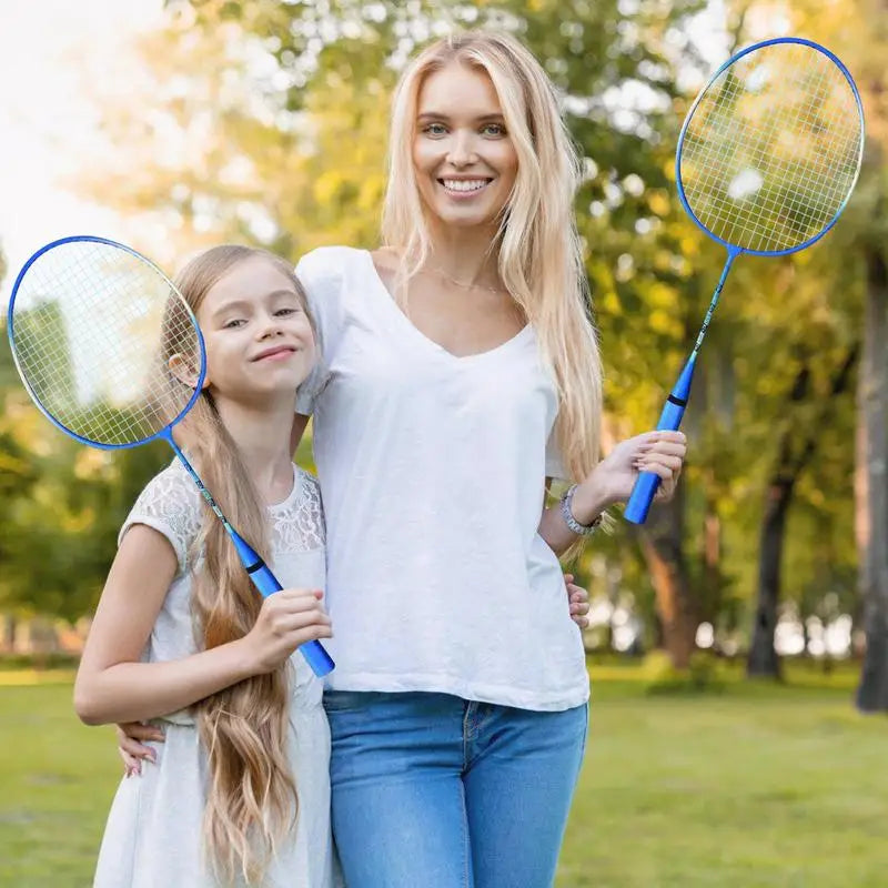 Professional Badminton Rackets And Carrying Bag Set