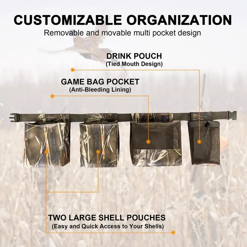 Four-pocket Hunting Bag, Camouflage