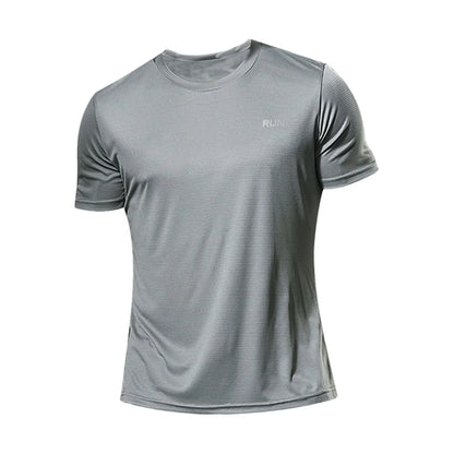 Men's Casual Ice Silk Fitness T-shirt