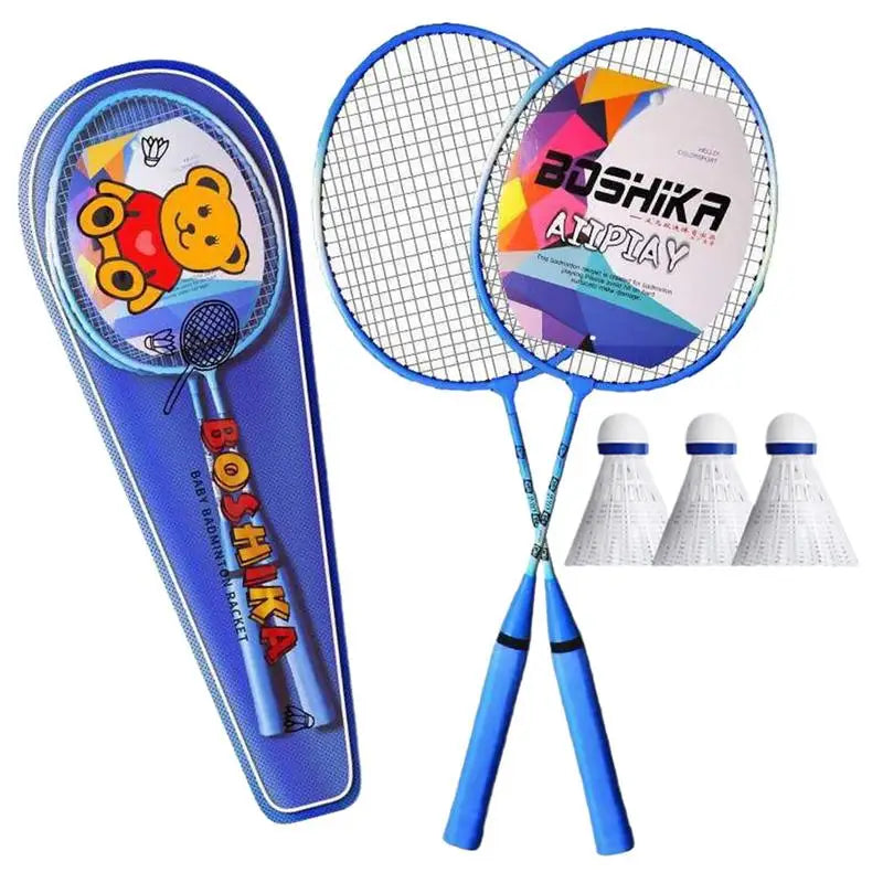 Professional Badminton Rackets And Carrying Bag Set