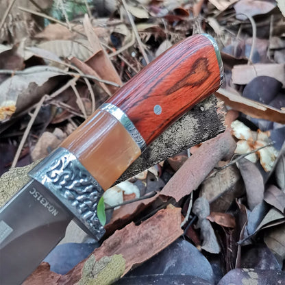 Straight Knife With Sheath Outdoor EDC Cutting Knives