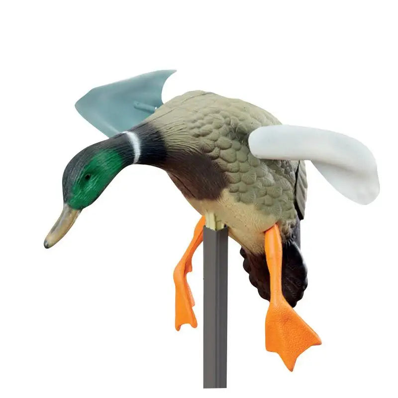 Wind Powered Motion Duck Decoy with Support Foot Remote Control