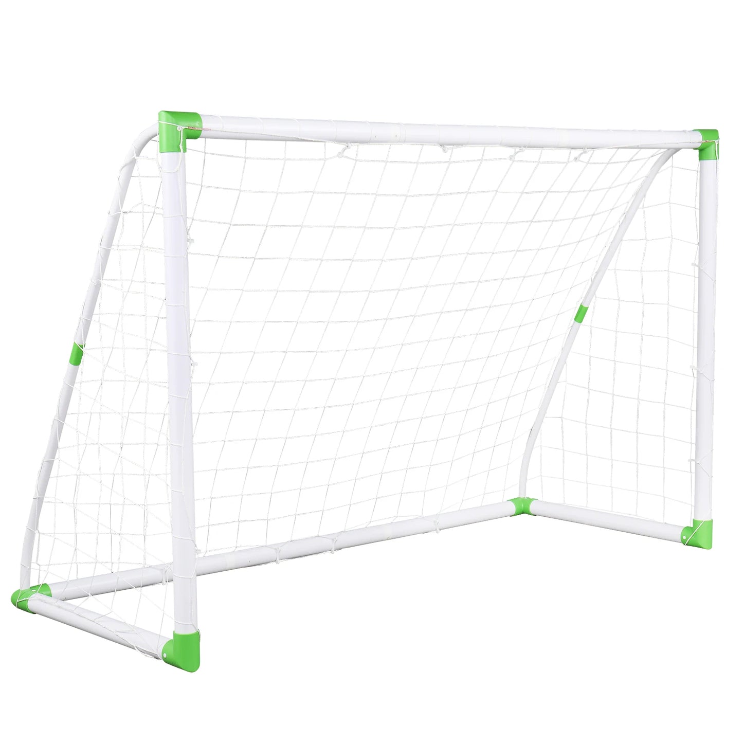 182x120x80cm Soccer Goal and Mesh Net PVC Tube