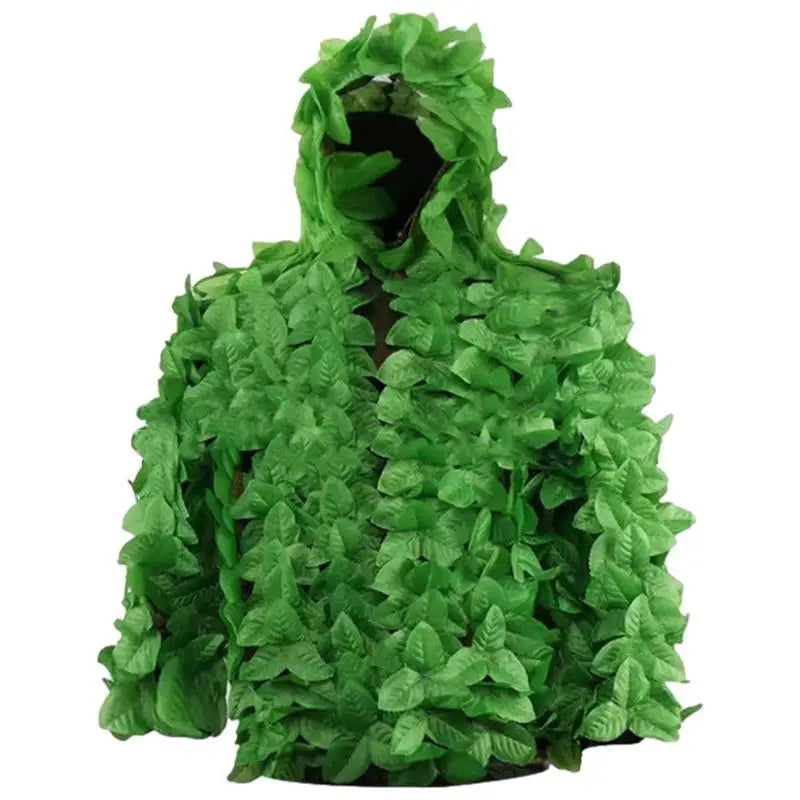 3D Woodland Camouflage Green Leaf Jungle Suit