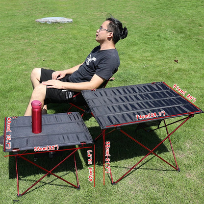 Outdoor Foldable Table for Camping, Hiking, and Fishing