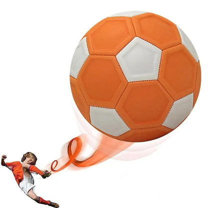 Swerve Soccer Ball, EVA Rubber Flexible Kicker Ball For 5-15 Year Olds