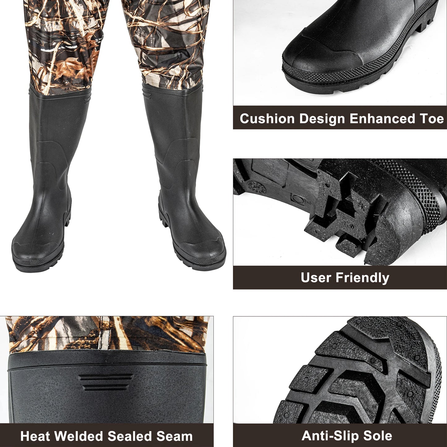 Night Cat Fishing Wader for Men Women