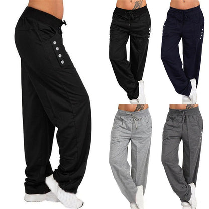 Women Casual High Waist Loose Baggy Sweatpants