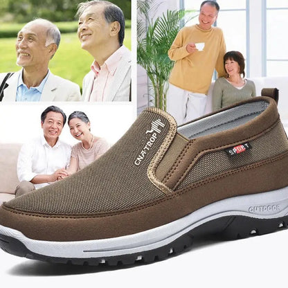 Breathable Men's Slip On Shoes For Hiking Walking