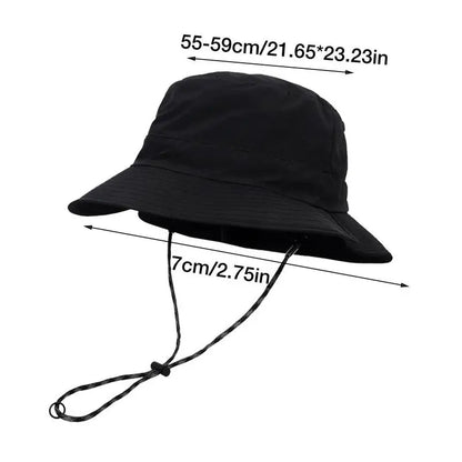 Drawstring Sun Hat for Women