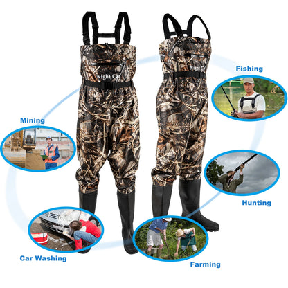 Night Cat Fishing Wader for Men Women