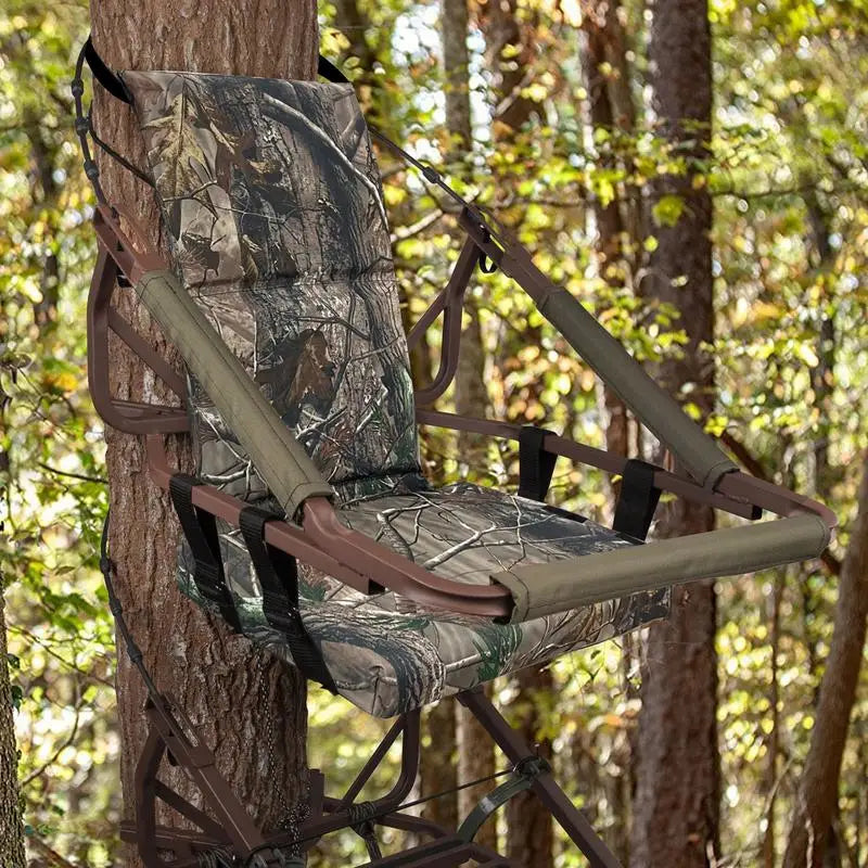 Outdoor Tree Stand Seat With Adjustable Strap