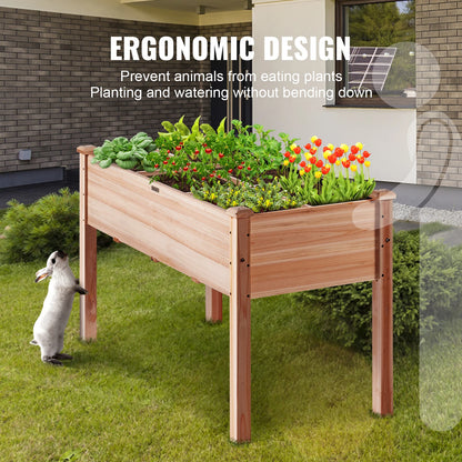 VEVOR Wooden Raised Garden Bed Planter Box