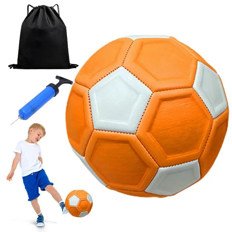 Swerve Soccer Ball, EVA Rubber Flexible Kicker Ball For 5-15 Year Olds