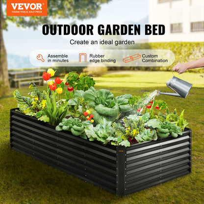 Large Metal Raised Planter Box