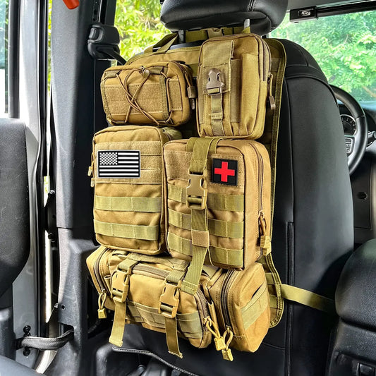 Car Seat Back Organizer, Tactical Seat Back Organizer